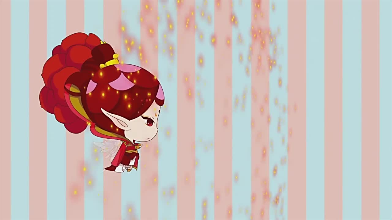 牡丹仙子动画片儿童图片
