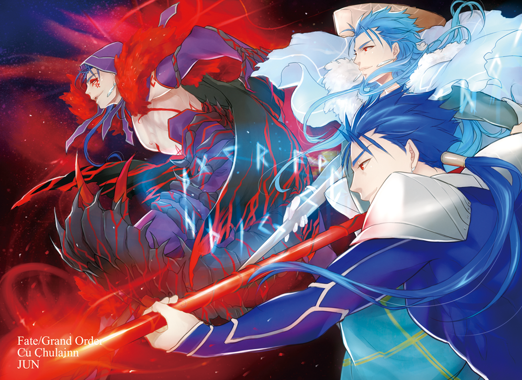 fate barserker caster lancer 库丘林 大狗法狗黑狗