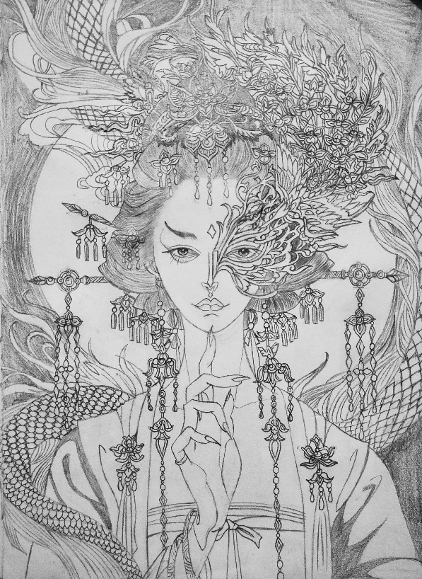 半面妆 