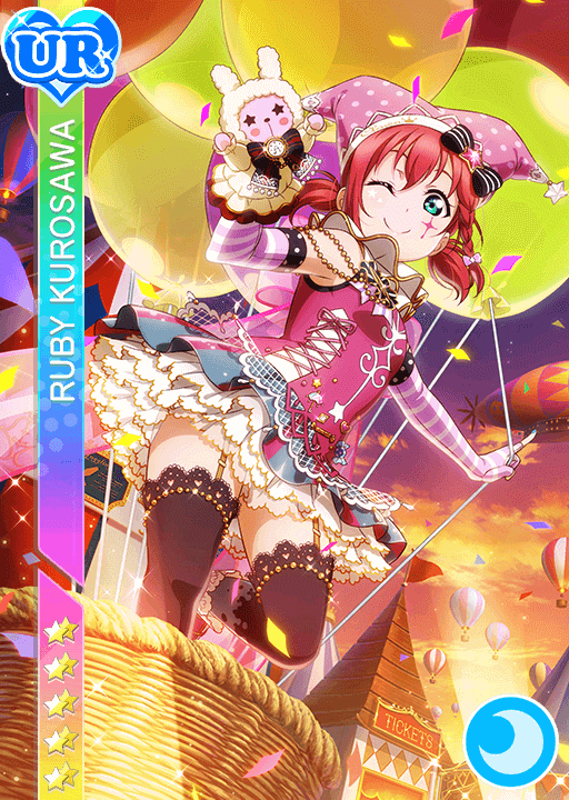 lovelivesunshine aqours 马戏团觉醒 黑泽露比 七月 2017