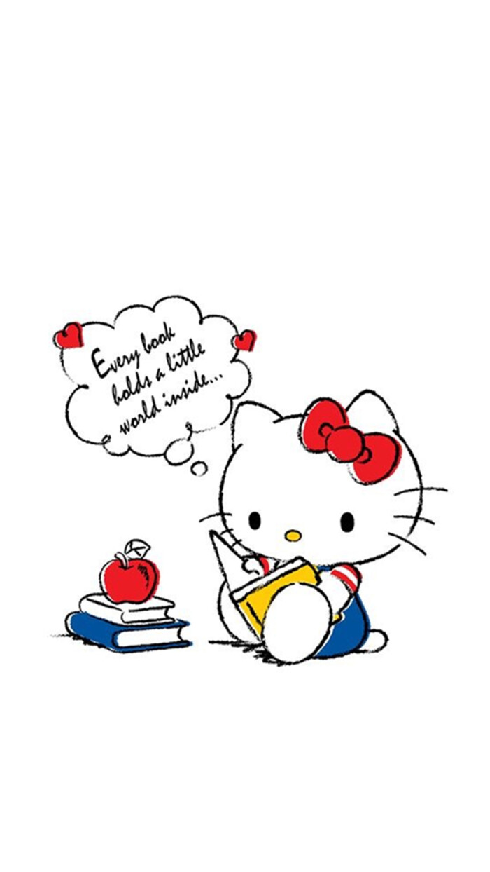 iphone 壁纸 hello kitty 凯蒂 kt猫