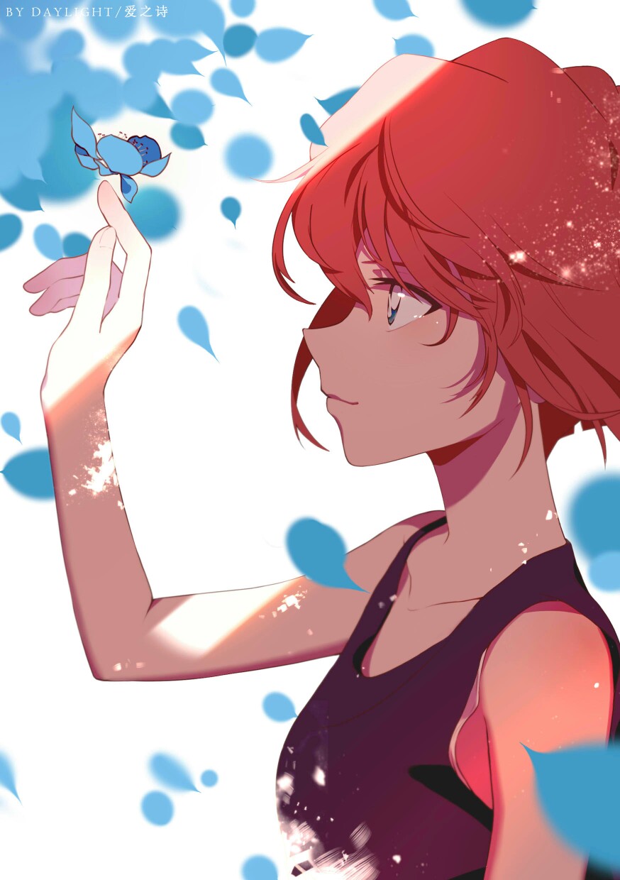 侵删】无题画师:狄里灰原哀,日本动漫《名侦探柯南》中的主要人物,本