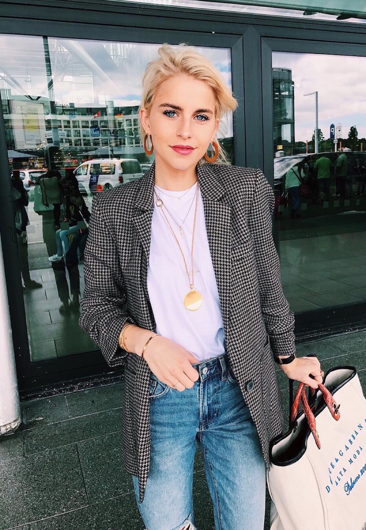 西班牙时尚博主caroline daur 街拍 时尚搭配 欧美风