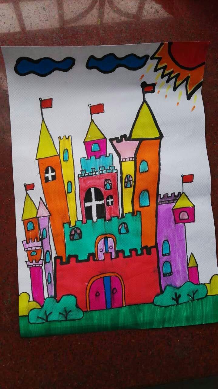 梦幻城堡图片二年级图片