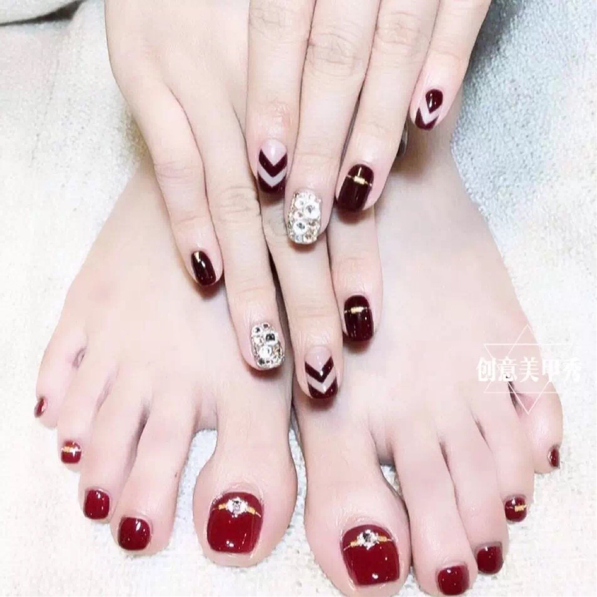 脚美甲 