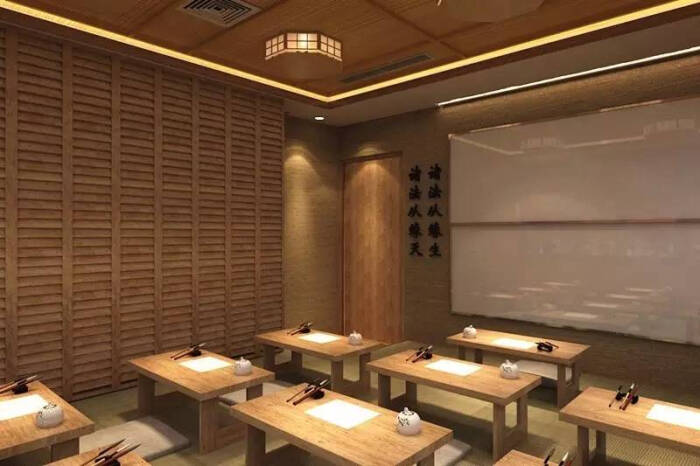 地处魔都地标中信泰富广场24层,闹市中的终南山,魏晋古风的禅修道场