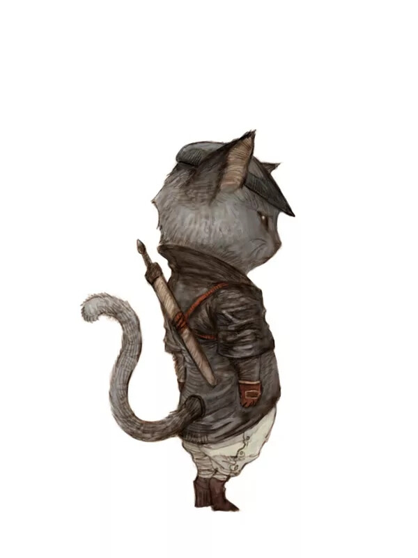 韩国画师kyoung hwan kim的一组猫角色设计,可爱中尽