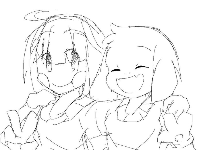 undertale——chara&asriel
