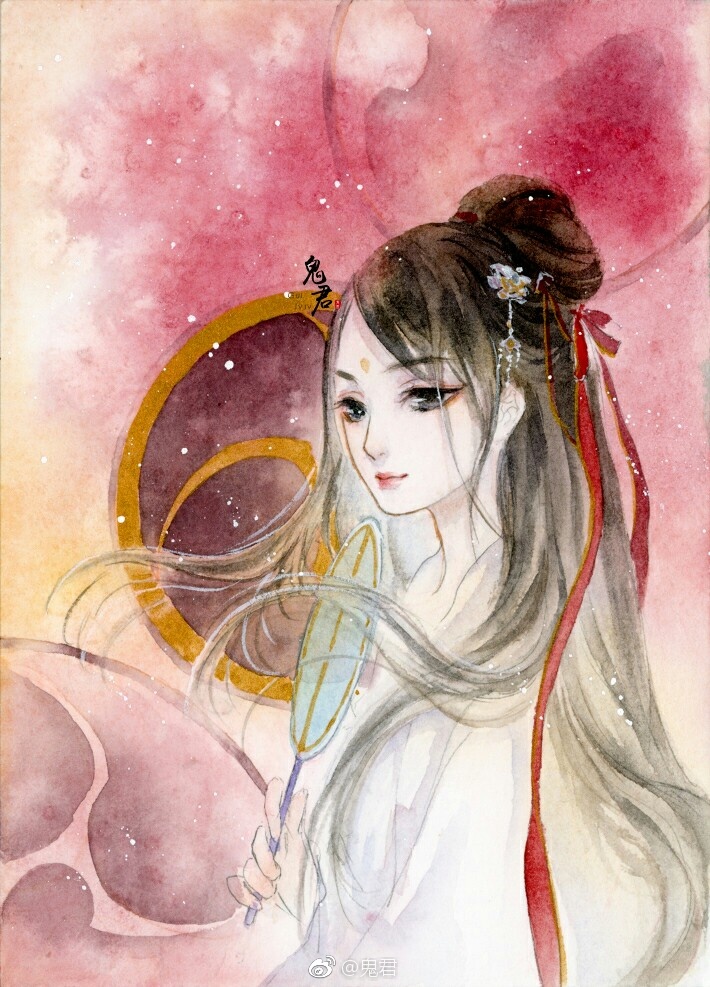 【古风水彩美人】作者:鬼君