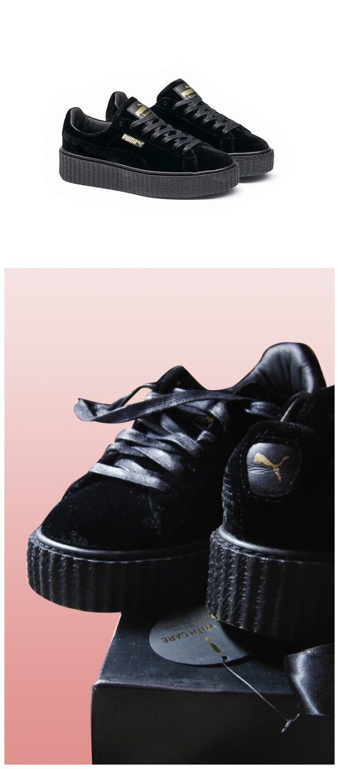 rihhana × puma creeper velvet pack