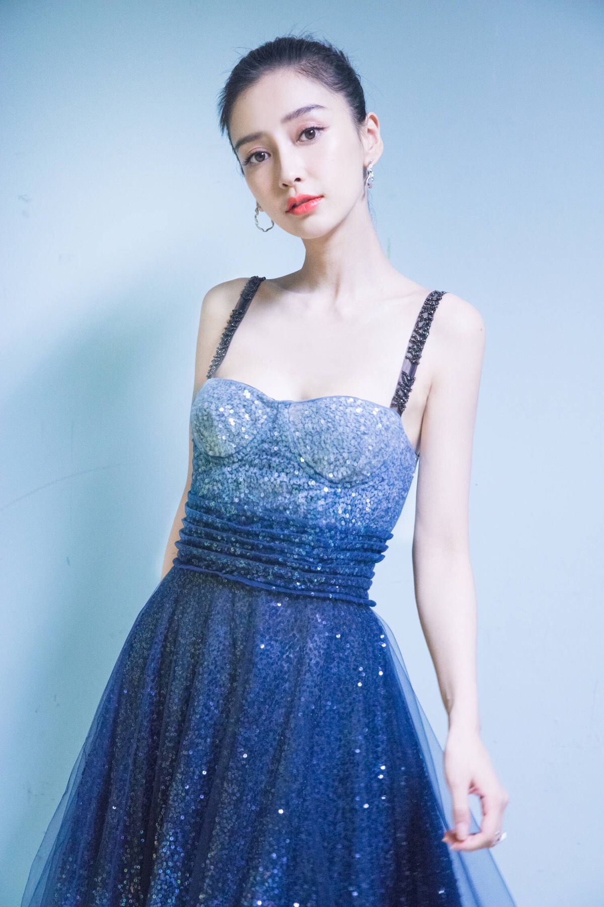 angelababy星空裙,杨颖迪奥星空裙 angelababy 星空裙芭莎慈善夜