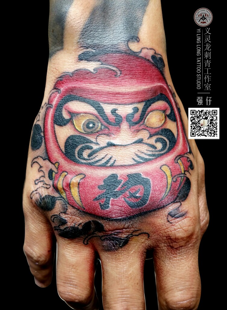 达摩蛋纹身