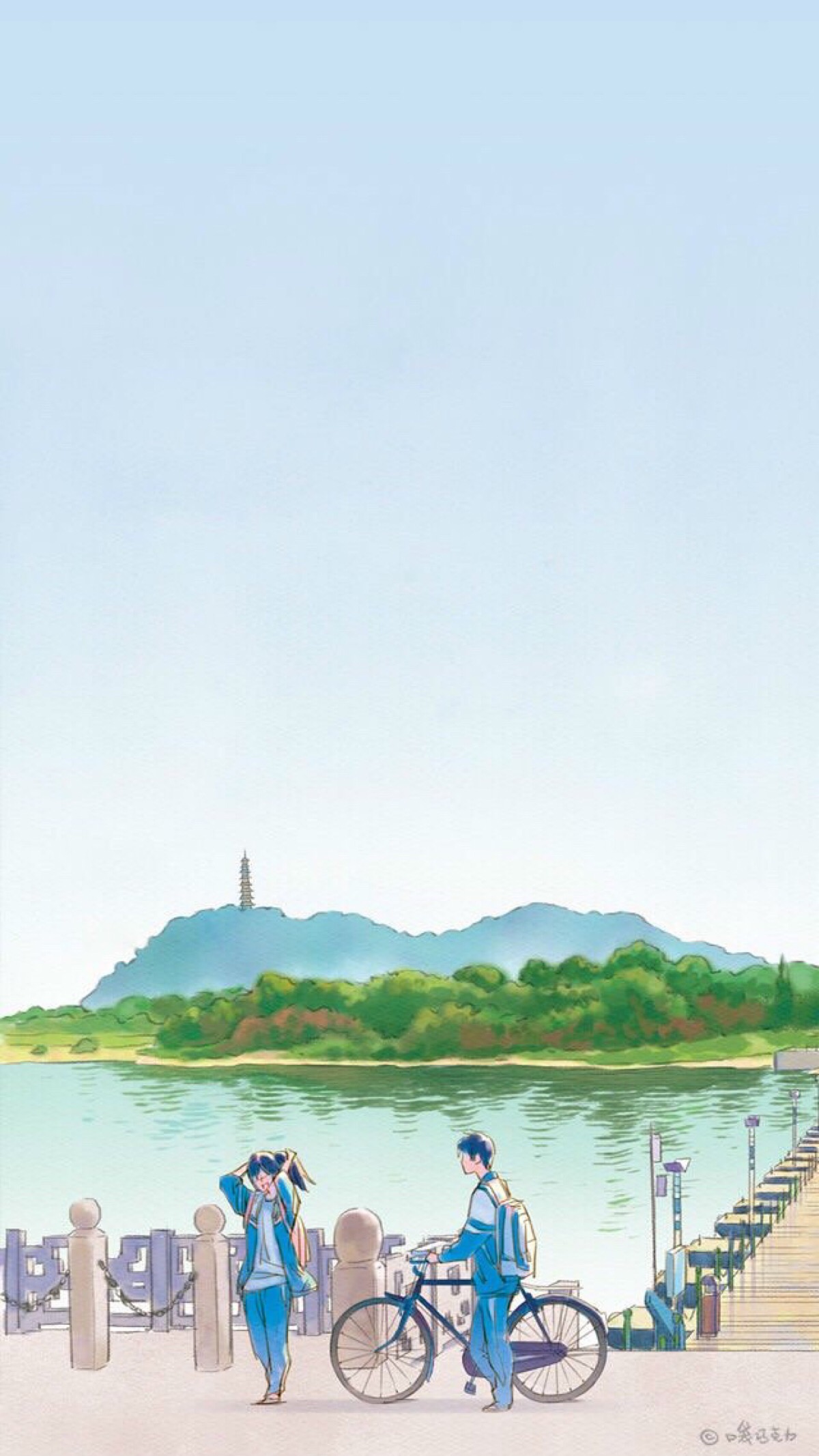 昨日青空 by 口袋巧克力 取自快看 侵删致歉