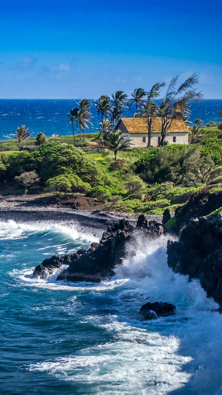 夏威夷群岛风景线图片