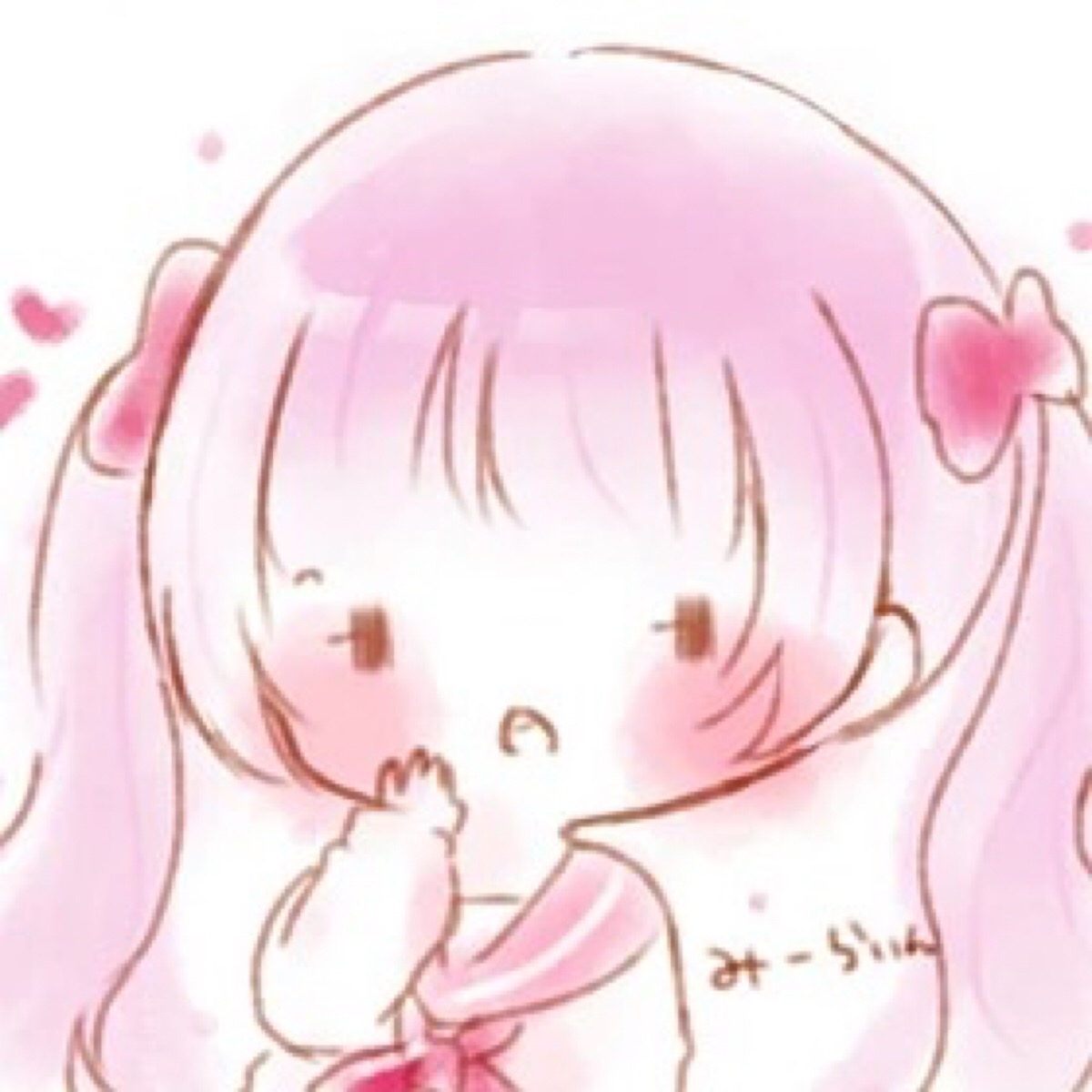 次元女头qwq 粉色头像 软妹头像 动漫女头 萝莉 幼女 萌妹 可爱 少女