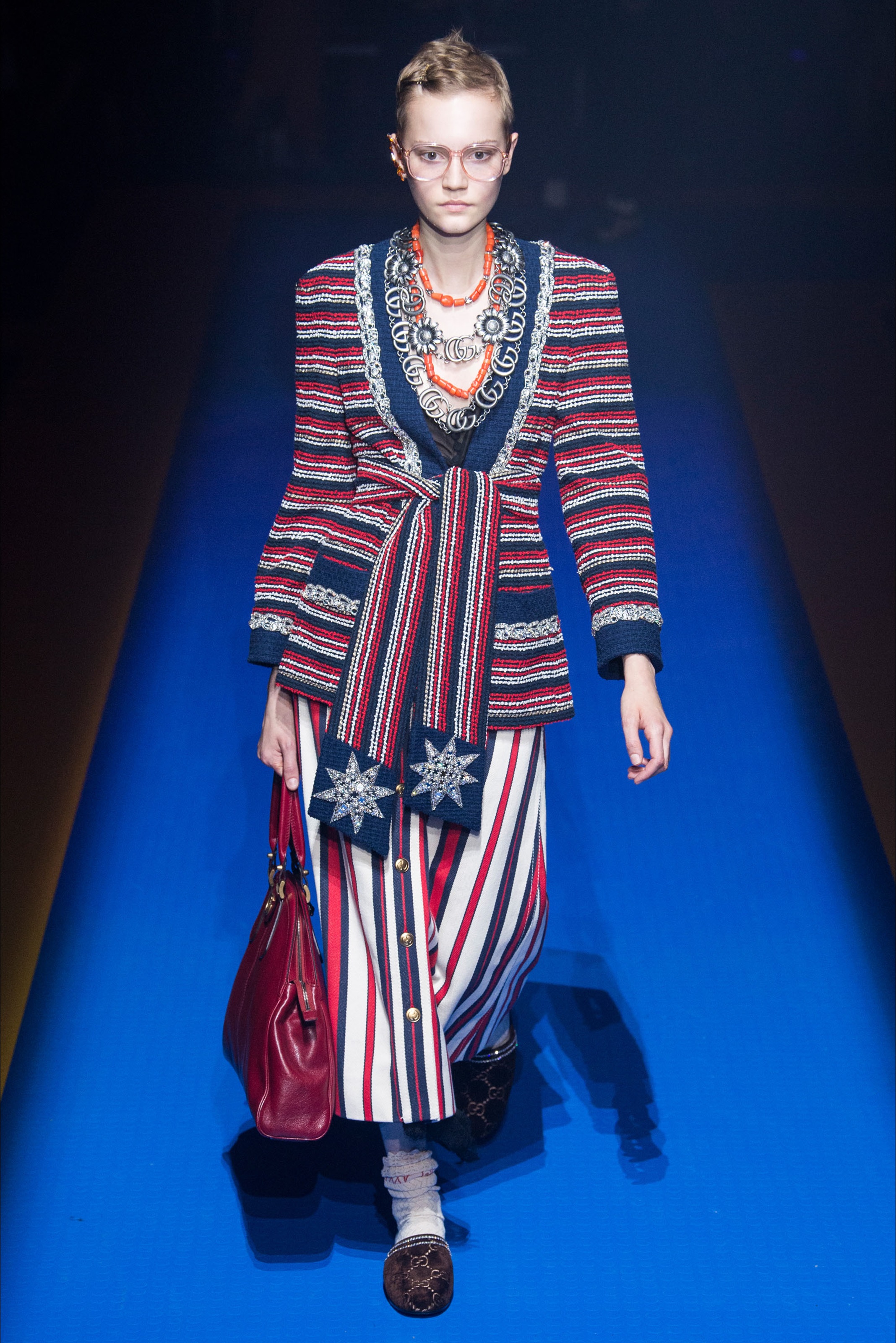 gucci(古驰)于米兰时装周发布2018春夏高级成衣系列