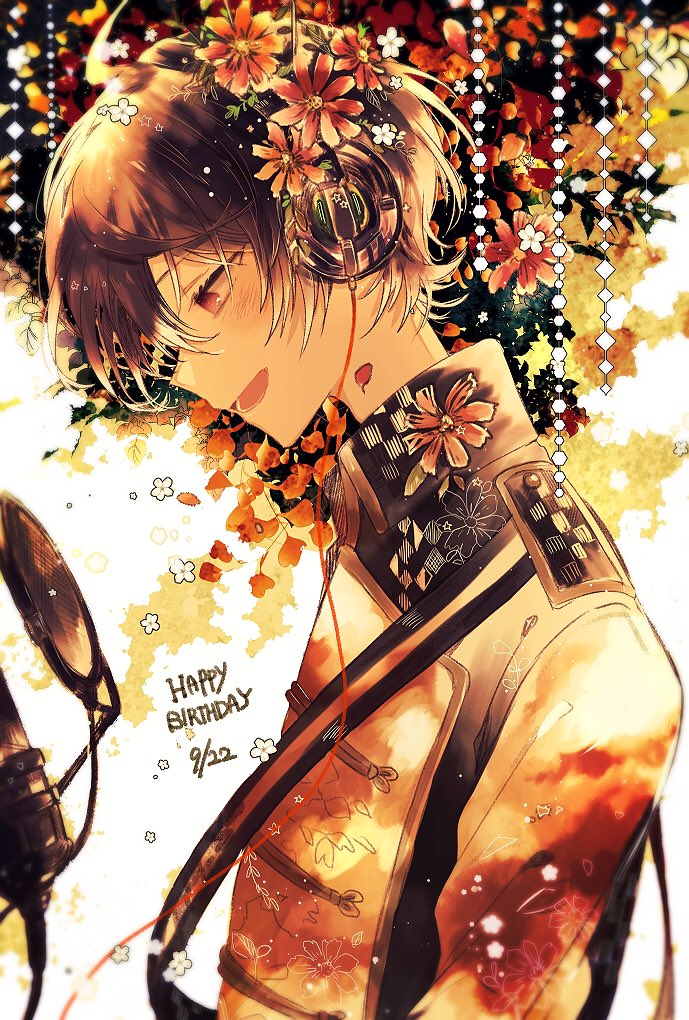 沐湷搬运偶像梦幻祭 朔间凛月 少年 唯美 壁纸作者推特@cacao
