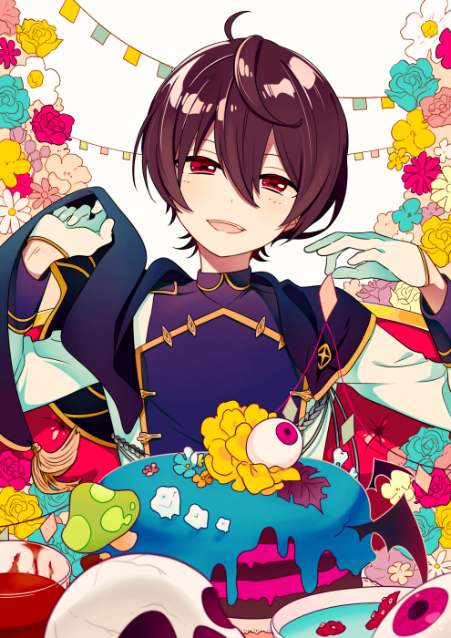 沐湷搬运二次元 偶像梦幻祭 knights 朔间凛月 少年 可爱 壁纸おめで