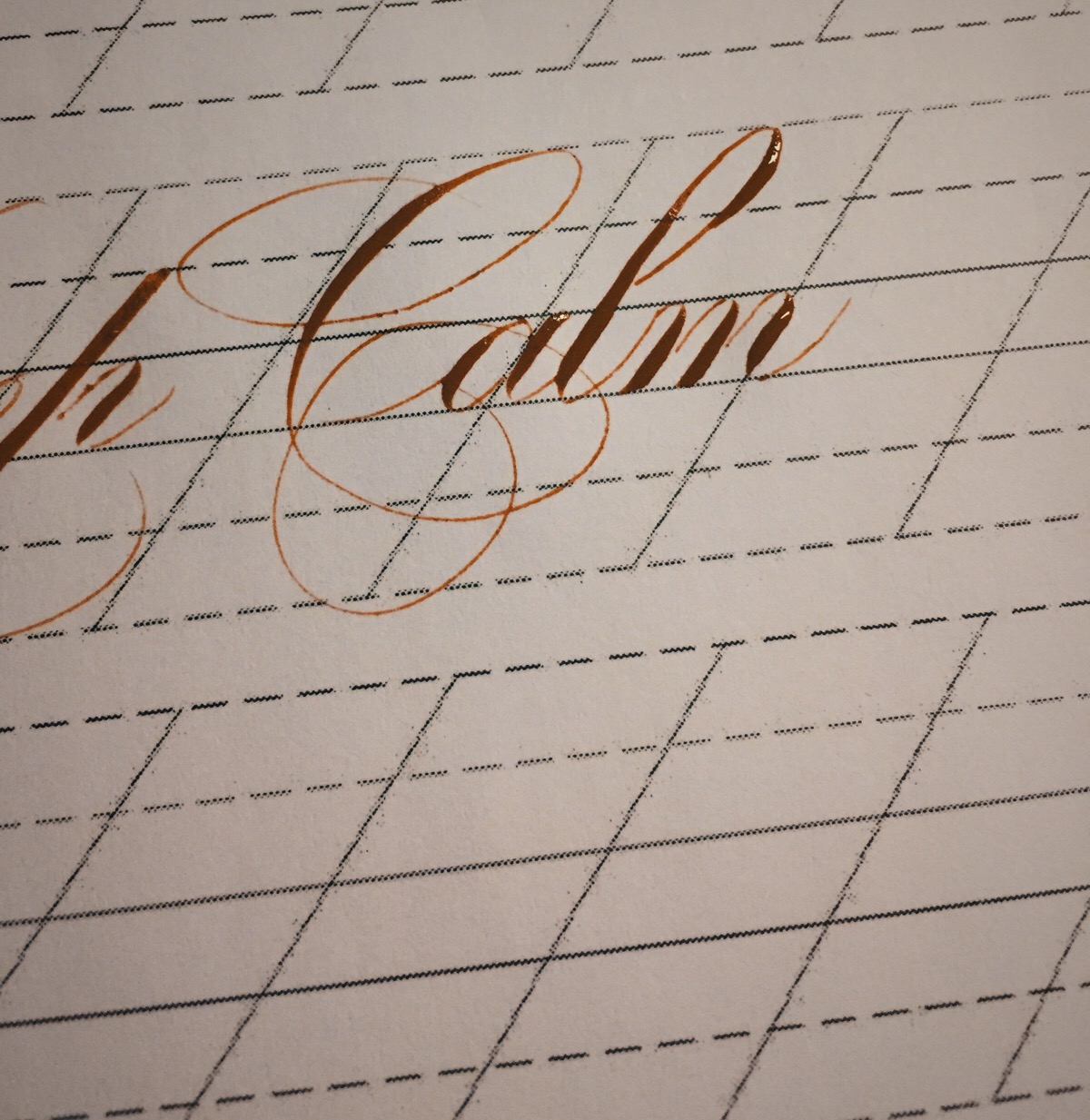 练字 英文书法 calligraphy