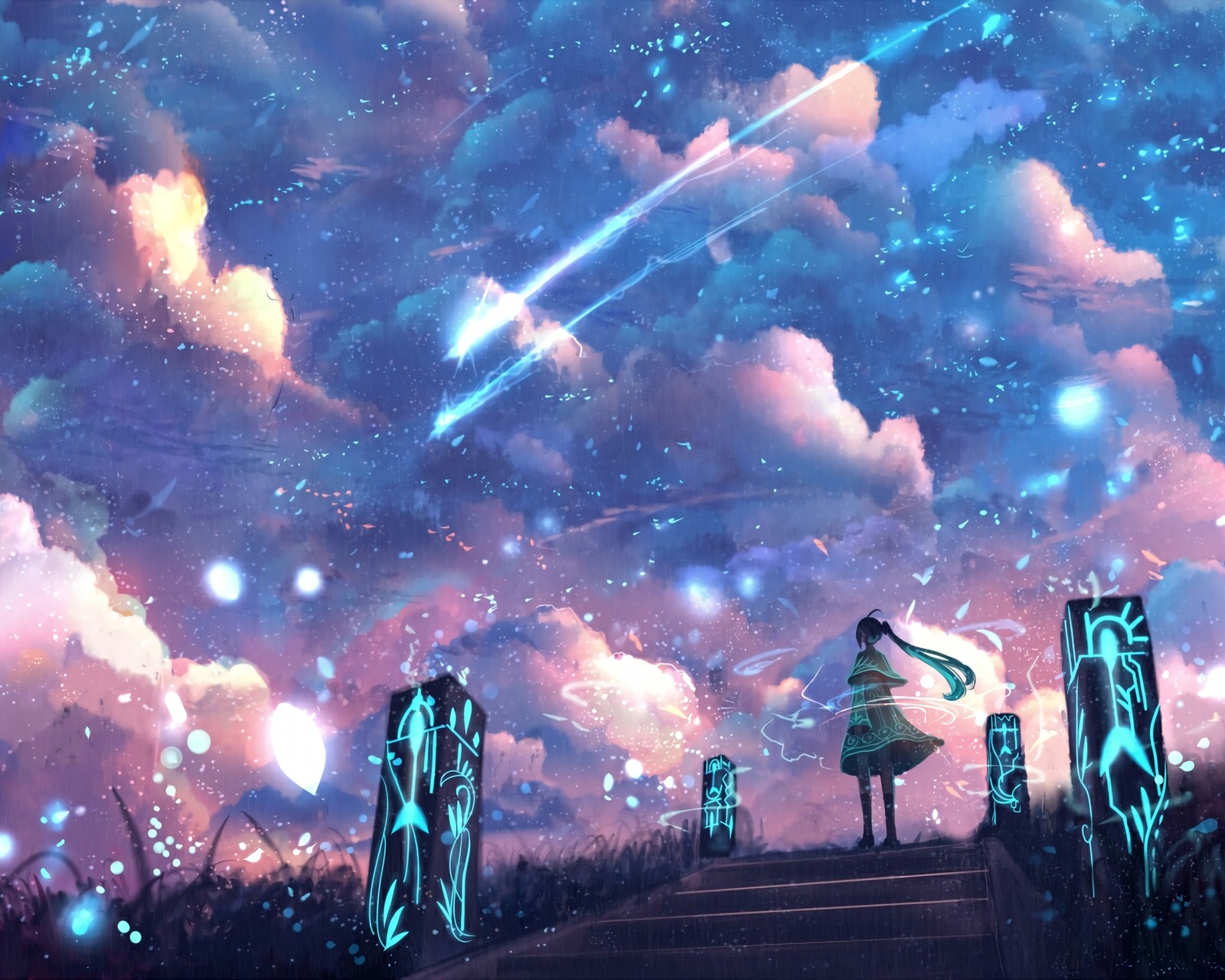 梦幻初音未来 星空图片