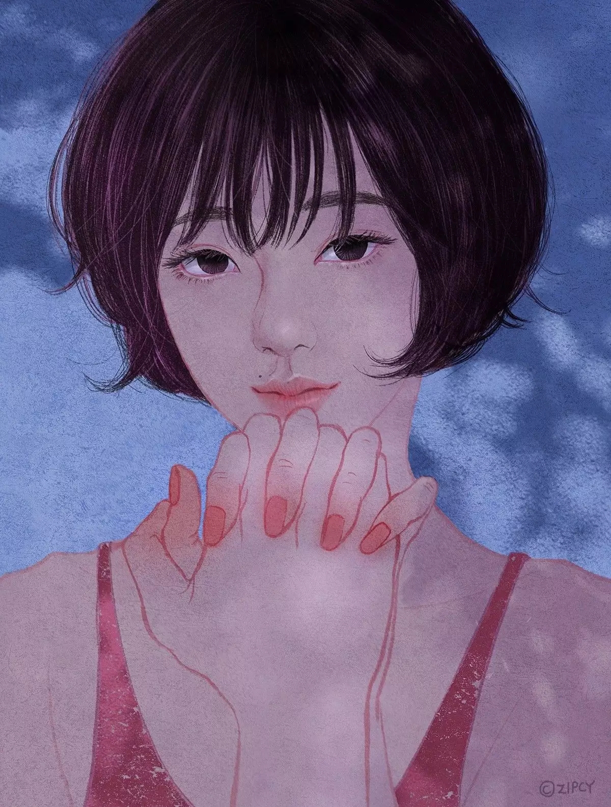 《touch》来自韩国首尔插画师|zipcy(梁世恩)