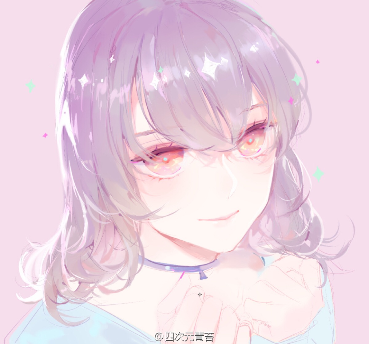 pixiv p站 作者四次元青苔 侵删 图片 少女立绘,少年 美少年 帅哥