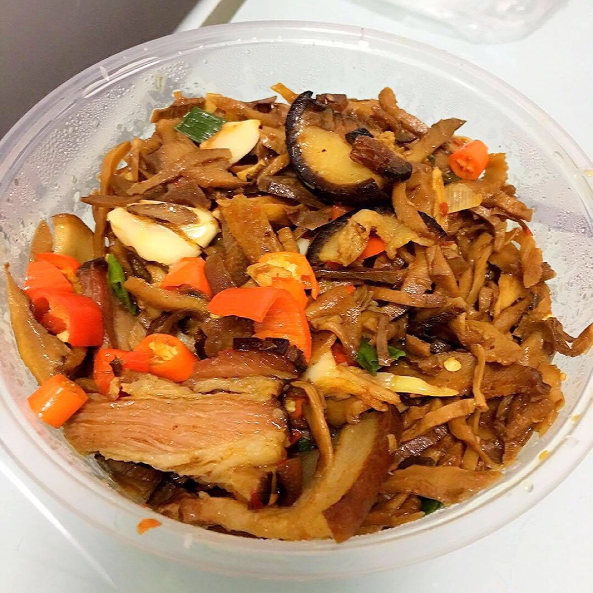 烟笋炒腊肉.