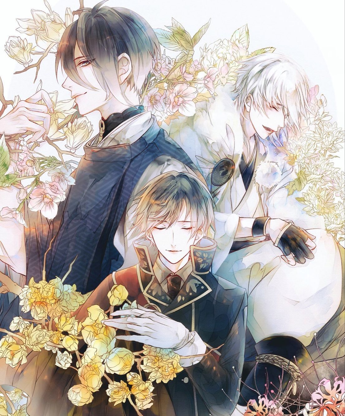 刀剑乱舞 三日月宗近 鹤丸国永 一期一振@米宝misaki