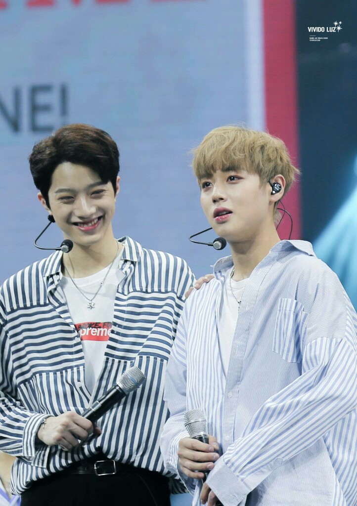 赖冠霖 朴志训 罐昏 wanna·one cr.logo