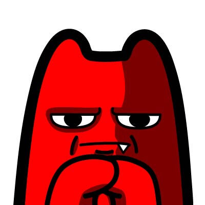 魔鬼猫表情-盯