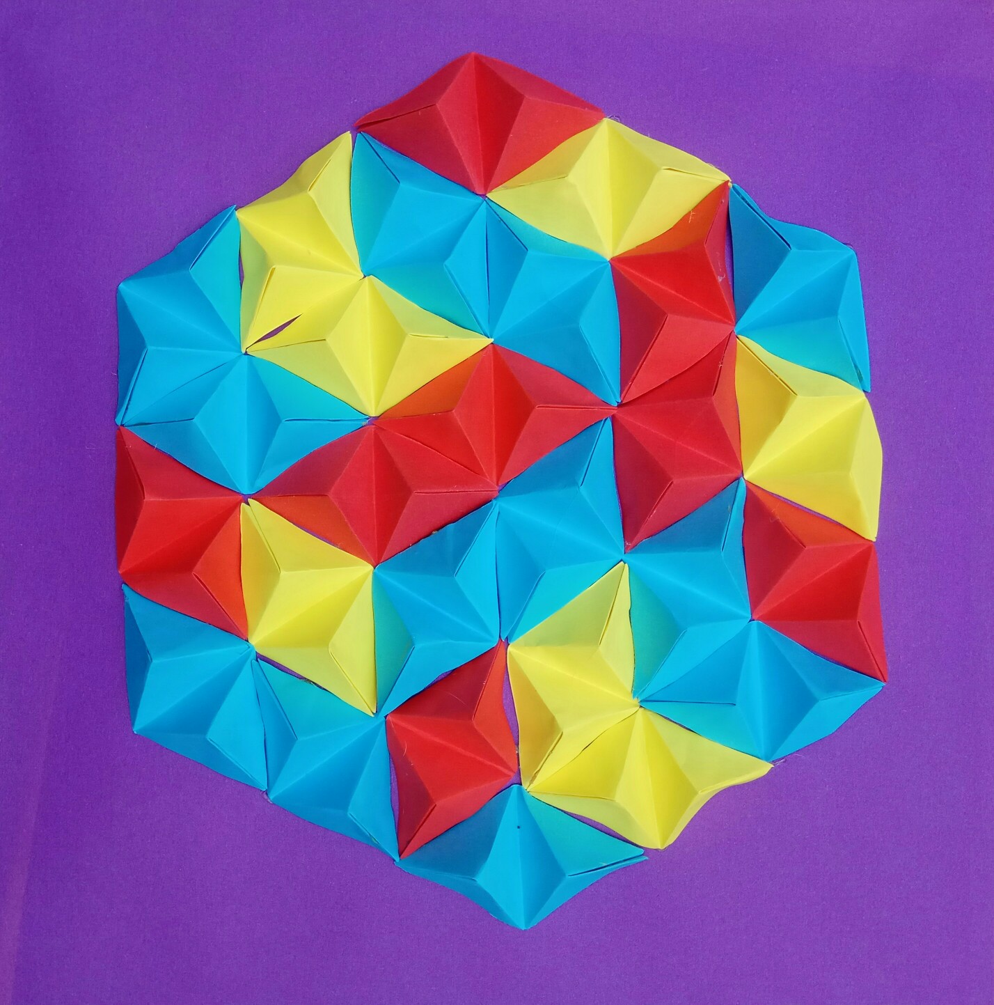 折纸贴画——半立体构成