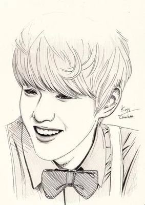 吴亦凡手绘漫画明星壁纸美男帅哥男神写真