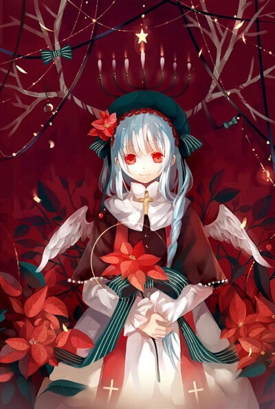 点赞 评论 二次元#手机锁屏壁纸#白发动漫女生#紫衣血瞳(红瞳,赤