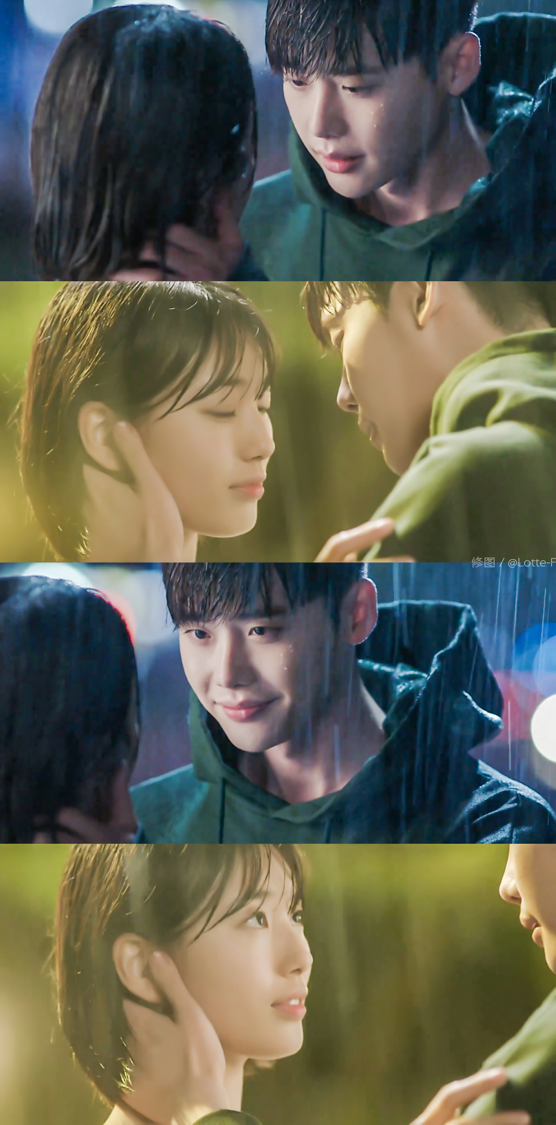 当你沉睡时# 李钟硕 裴秀智 甜蜜kiss(cr:lotte-f)