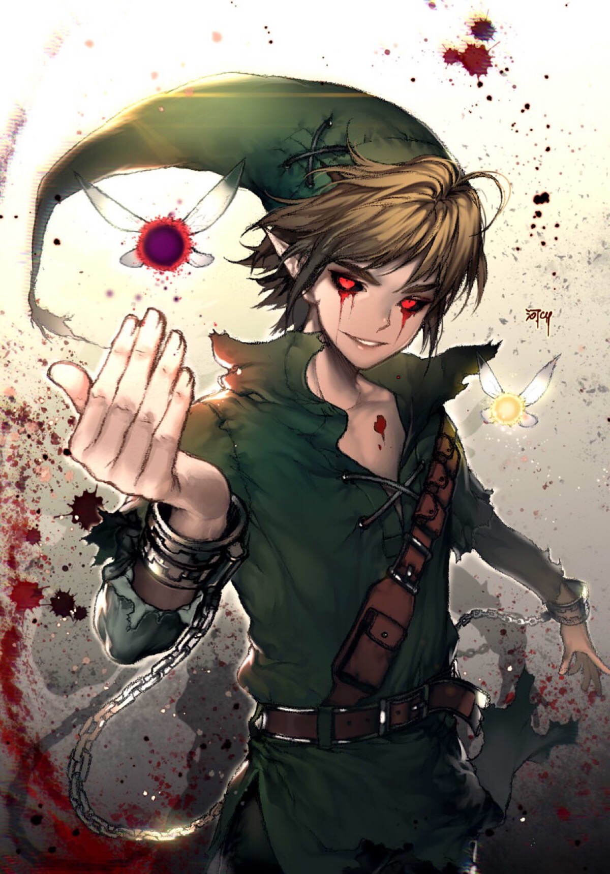 creepypasta角色,creepypasta角色介绍 creepypasta ben drowned 画师:kawacy