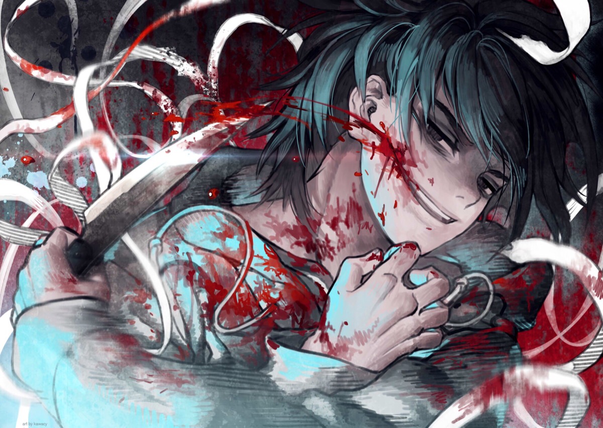 jeff the killer,杀手jeff和liu creepypasta jeff the killer 画师:kawacy