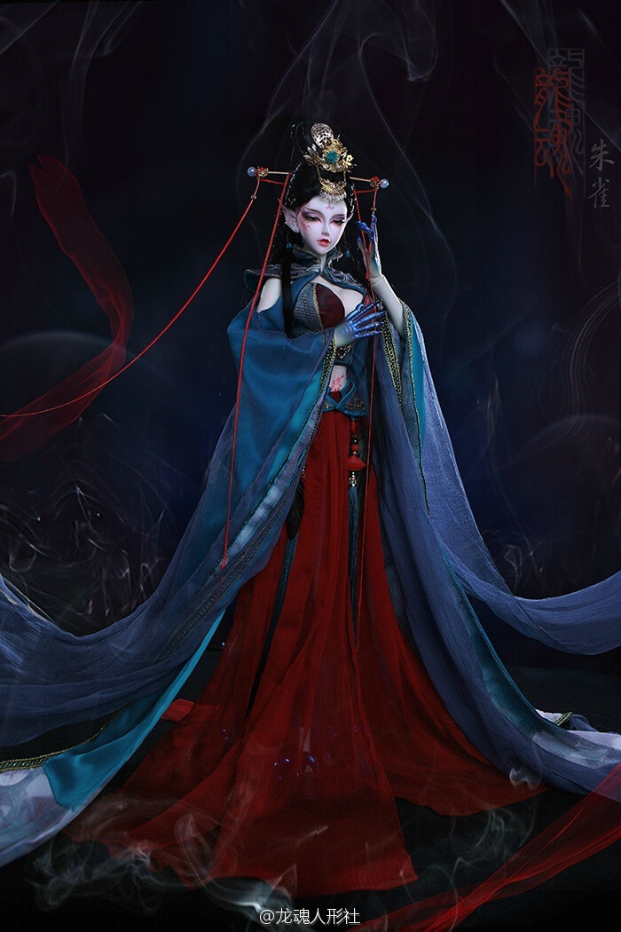 朱雀〕sd娃娃 bjd 玩具 人偶 壁纸 萌物 古风精致美人 龙魂人形社