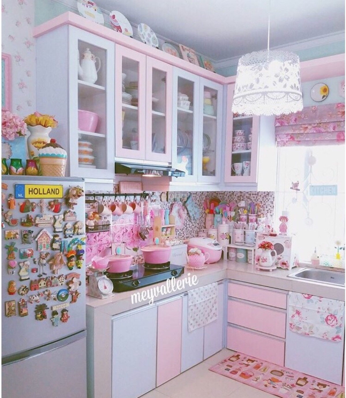 少女心房间装修°少女系|少女风格|卧室甜度一百分甜甜软软的软妹