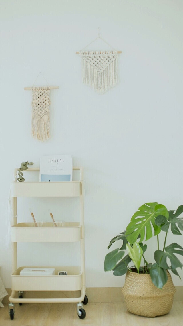 白底 风景 壁纸 小清新