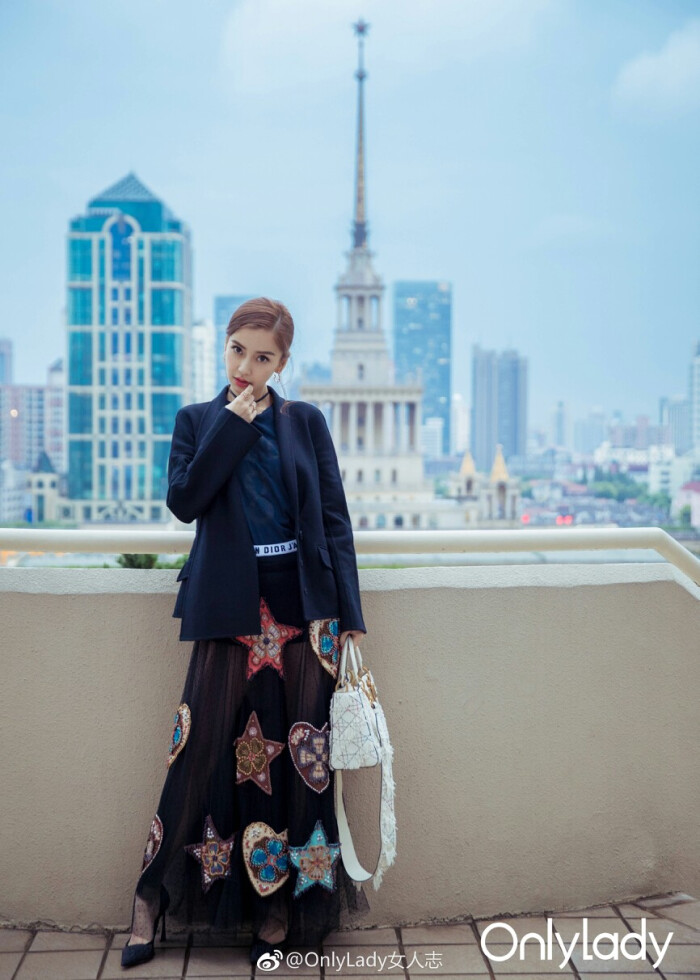 angelababy onlylady杂志拍摄