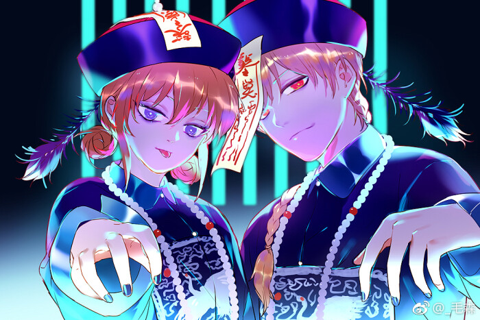 冲神# 万圣节——僵尸情侣?