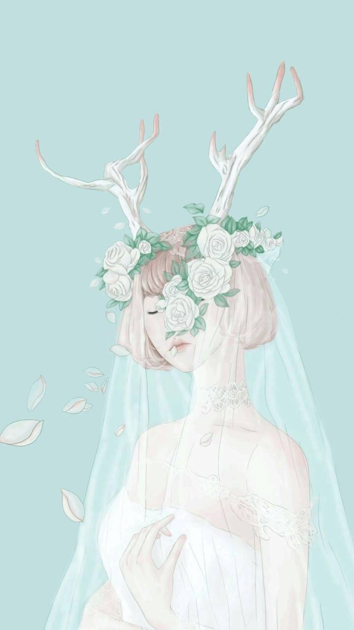 简单 清新 可爱 手绘 卡通 动漫 二次元 萌系 清新 插画 萌妹 森系