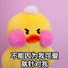 表情包玻尿酸鸭系列 不能因为我可爱就针对我