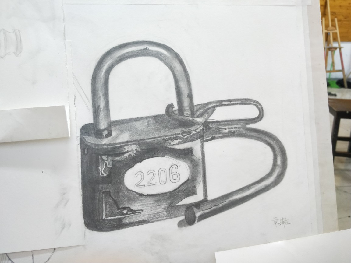 精微素描 半成品