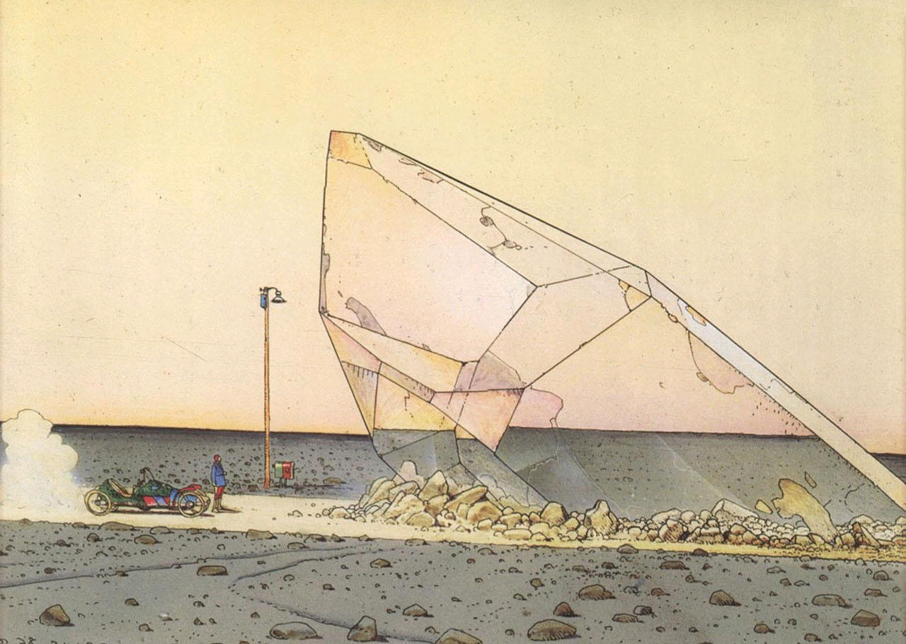 科幻漫画家 jean giraud,上世纪60年代,以他丰富迷人的画风征服了世界