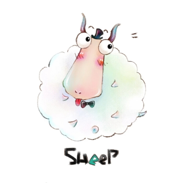 卡通版十二生肖——sheep