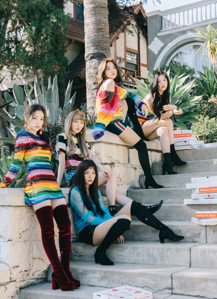 red velvet 孙承欢wendy 裴珠泫irene 金艺琳yeri 朴秀荣joy 姜涩琪