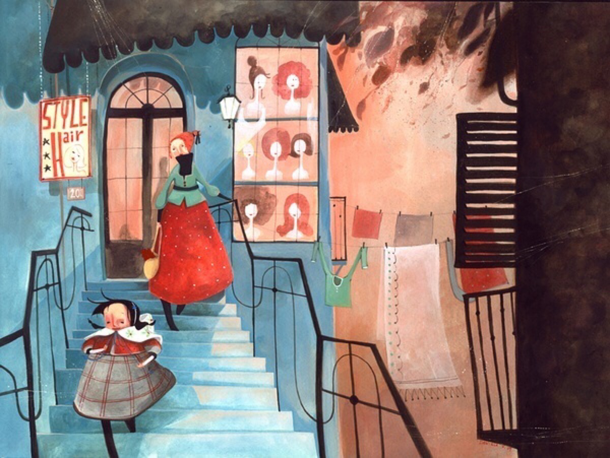 意大利插画师daniela volpari,现居罗马,绘制极具欧洲传统味道的插画