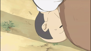 动漫gif 校长的假发掉了.