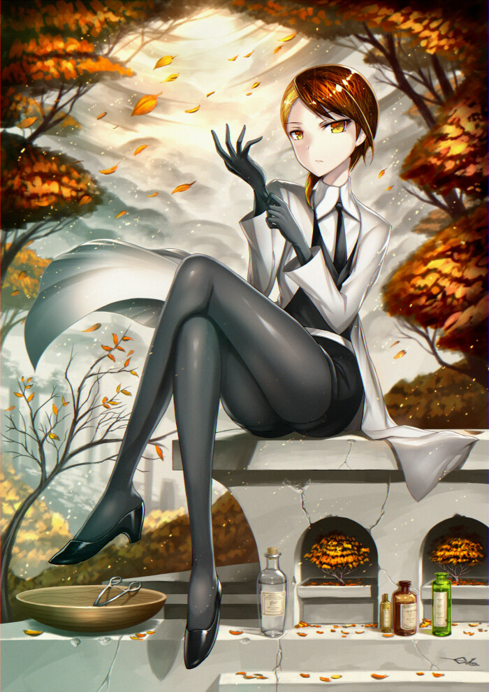 宝石之国 金红石 绘师:gia(pixiv id=34624) 本作品pixiv id=
